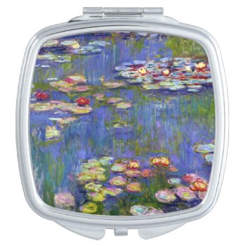 Water Lilies By Claude Monet Compact Mirror by monetart at Zazzle