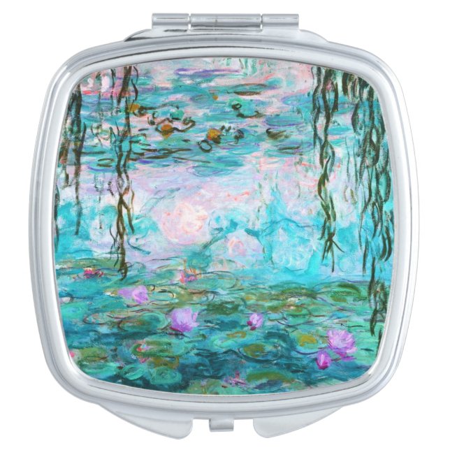 Water Lilies by Claude Monet Compact Mirror (Front)