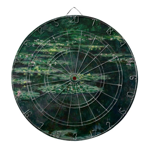 Water Lilies (by Claude Monet) Dart Board (Front)