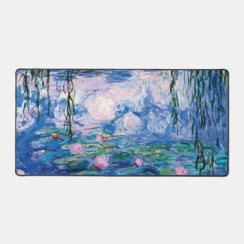 Water Lilies by Claude Monet  Desk Mat