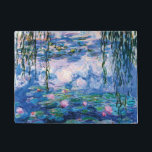 Water Lilies by Claude Monet Doormat<br><div class="desc">Please visit my store for more interesting design and more color choice =>  zazzle.com/iwheels*</div>