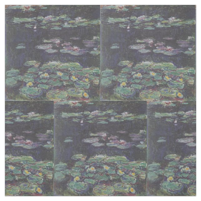 Water Lilies by Claude Monet Fabric (Swatch)