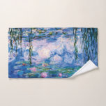 Water Lilies by Claude Monet Hand Towel<br><div class="desc">Please visit my store for more interesting design and more color choice. => zazzle.com/iwheels*</div>