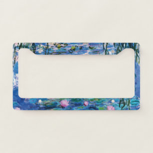 Water Lilies by Claude Monet  License Plate Frame