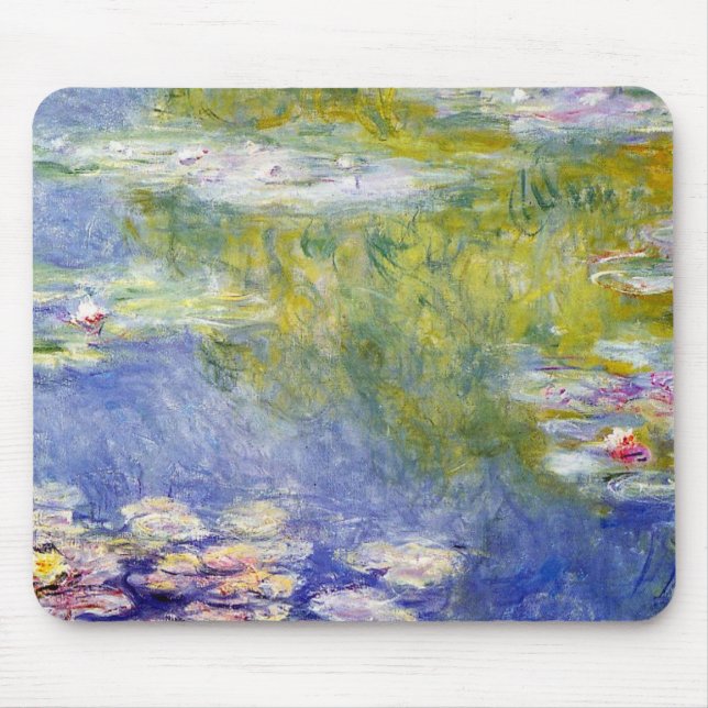 Water Lilies by Claude Monet Mouse Pad (Front)