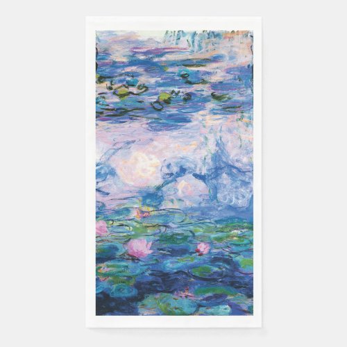 Water Lilies by Claude Monet  Paper Guest Towels