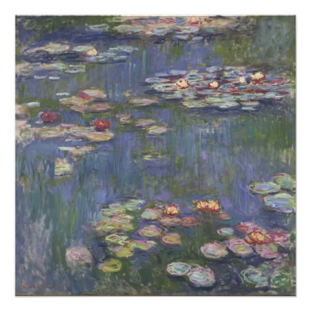 Water Lilies By Claude Monet Photo Print