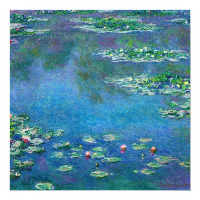 Water Lilies by Claude Monet Photo Print (Front)
