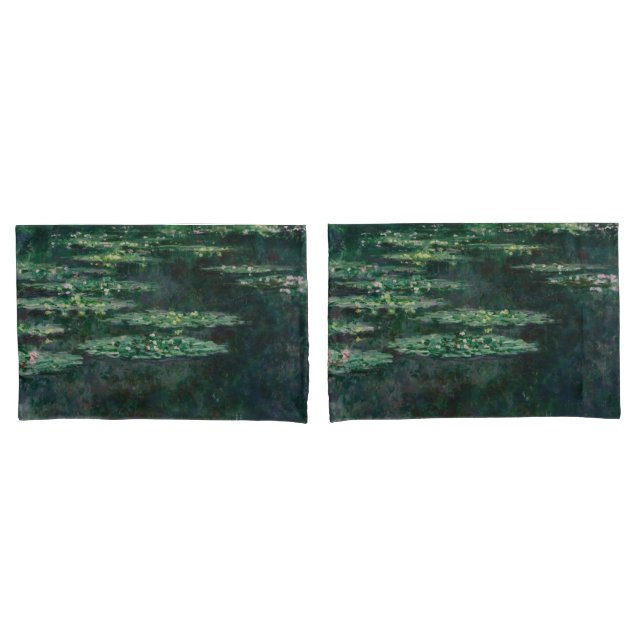 Water Lilies (by Claude Monet) Pillow Case (Front-Set)