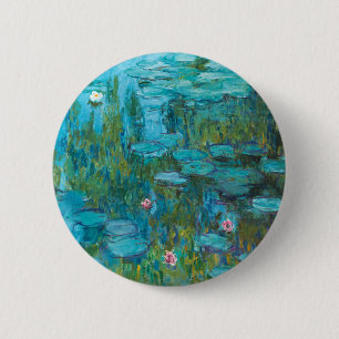 Water Lilies by Claude Monet Pinback Button