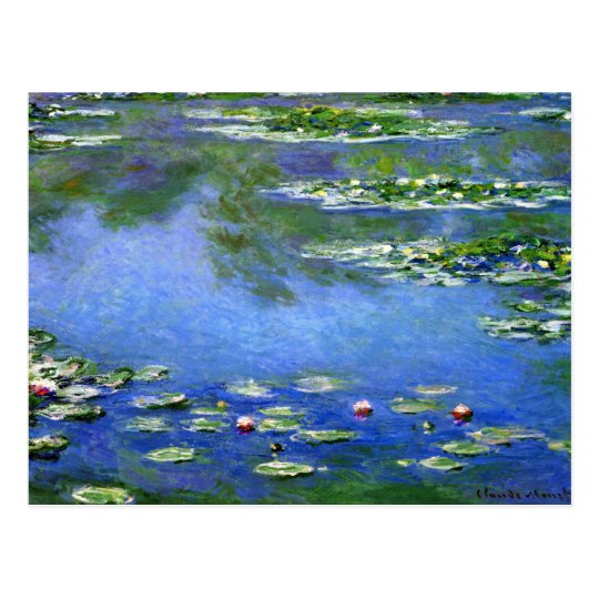 Water Lilies by Claude Monet Postcard | Zazzle.com