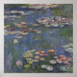 Water Lilies By Claude Monet Poster at Zazzle
