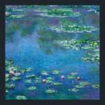 Water Lilies by Claude Monet Poster<br><div class="desc">Claude Monet - Water Lilies,  1906.
Oscar-Claude Monet (1840-1926) was a French painter and founder of impressionist painting who is seen as a key precursor to modernism,  especially in his attempts to paint nature as he perceived it.</div>