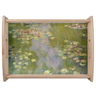 Water Lilies by Claude Monet Serving Tray