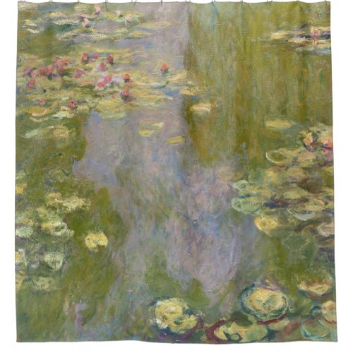 Water Lilies by Claude Monet Shower Curtain