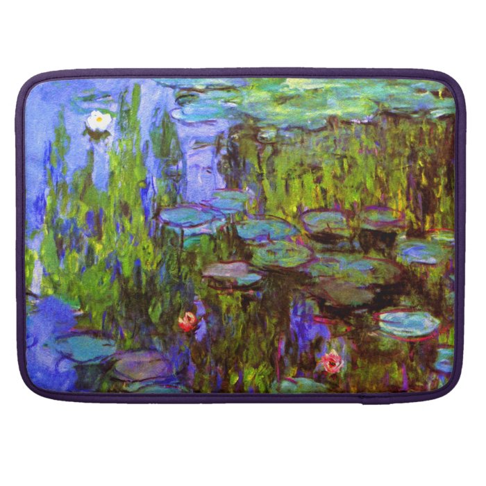 Water Lilies by Claude Monet Sleeves For MacBooks