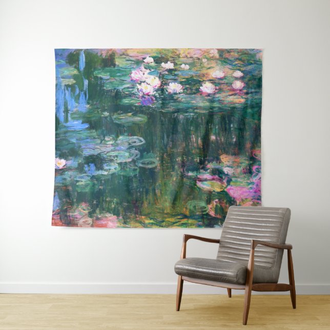 Water Lilies by Claude Monet Tapestry (In Situ (Horizontal))