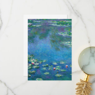 Water Lilies by Claude Monet Thank You Card