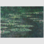 Water Lilies (by Claude Monet) Tissue Paper<br><div class="desc">This design features a painting by French impressionist artist Claude Monet (1840–1926). It shows the beauty of waterlilies in flower on the pond at his home in Giverny,  northern France.</div>