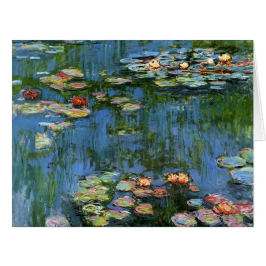 Water Lilies by Monet Cards (Front Horizontal)