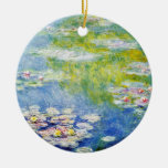 Water Lilies By Monet Ceramic Ornament at Zazzle