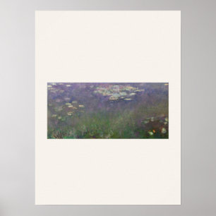 Water Lilies by Monet - Impressionist Art Poster