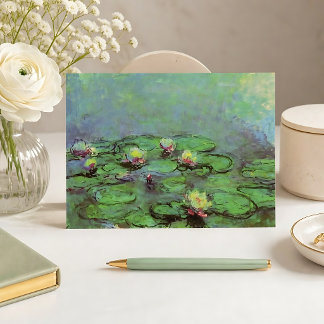 Water Lilies By Monet Postcard