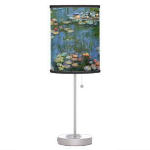 Water Lilies by Monet Table Lamp