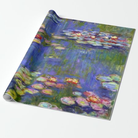 Water Lilies By Monet Wrapping Paper