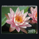 Water Lilies Calendar 2025<br><div class="desc">Beautiful water lilies for your 2025 Calendar.  Photography by Laurel Smith.  Enjoy daily inspiration.  Makes a great gift for the holidays or treat for yourself!  Match with greeting cards or other products from Moving Light Gallery.</div>