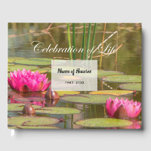 Water Lilies Celebration of Life Memorial Guest Book