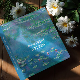 Water Lilies, Claude Monet 3 Ring Binder