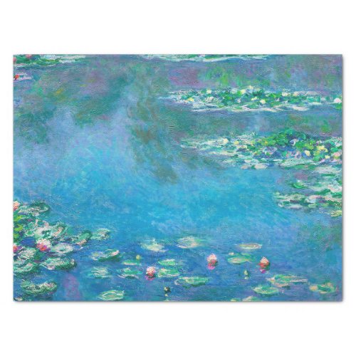 Water Lilies Claude Monet Decoupage Tissue Paper