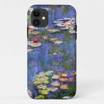 Water Lilies Claude Monet Fine Art Iphone 11 Case by monetart at Zazzle