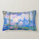 Water Lilies Claude Monet Lumbar Pillow<br><div class="desc">Water Lilies Claude Monet cool,  old,  master,  masterpiece,  fine,  retored,   impressionism,  paint,  painting,  vibrant,  saturated,  colour,   beautiful,  nice,  quality,  high,  resolution,  landscape,  scenery,   post,  decoration,  colors,  paris,  france,  renewed best,  seller,  colourful, cheap</div>