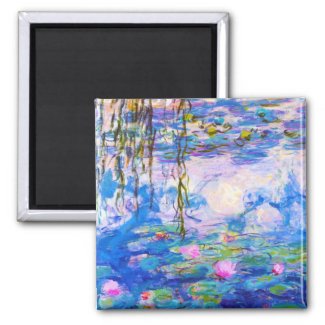 Water Lilies Claude Monet Magnet
