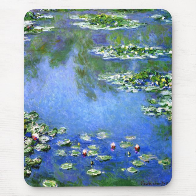 Water Lilies, Claude Monet Mouse Pad (Front)