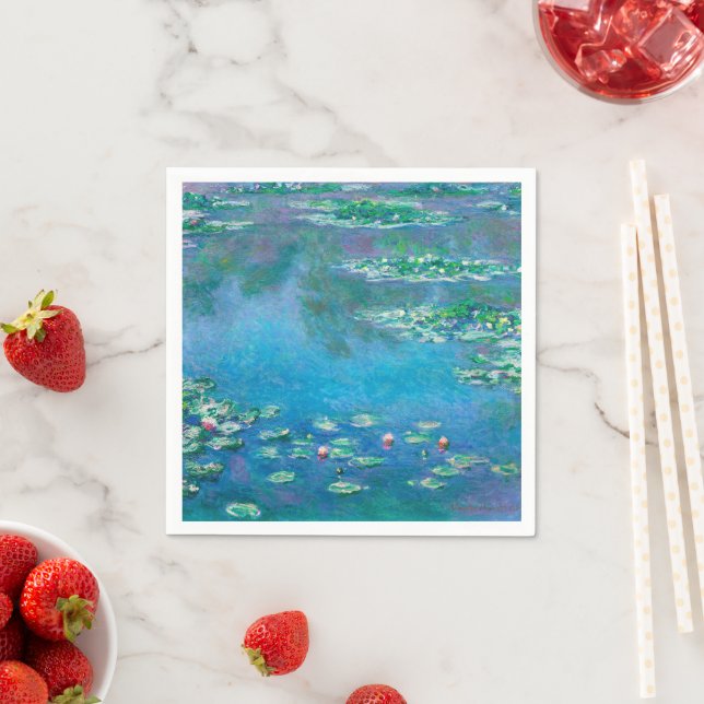 Water Lilies, Claude Monet  Napkins (Insitu)