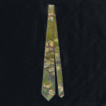 Water Lilies - Claude Monet Neck Tie<br><div class="desc">Beautiful Fine Arts Painting Tie. Colorful and classic. A great conversation starter! I love designing ties for the men folk in my life. You know the kind... pictures you don't have to explain to your boss, Church friends or neighbor's kid. One's that spark conversation, not controversy and explores mutual interest...</div>