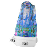 Water Lilies Claude Monet painting High-Top Sneakers (Left Shoe Back)