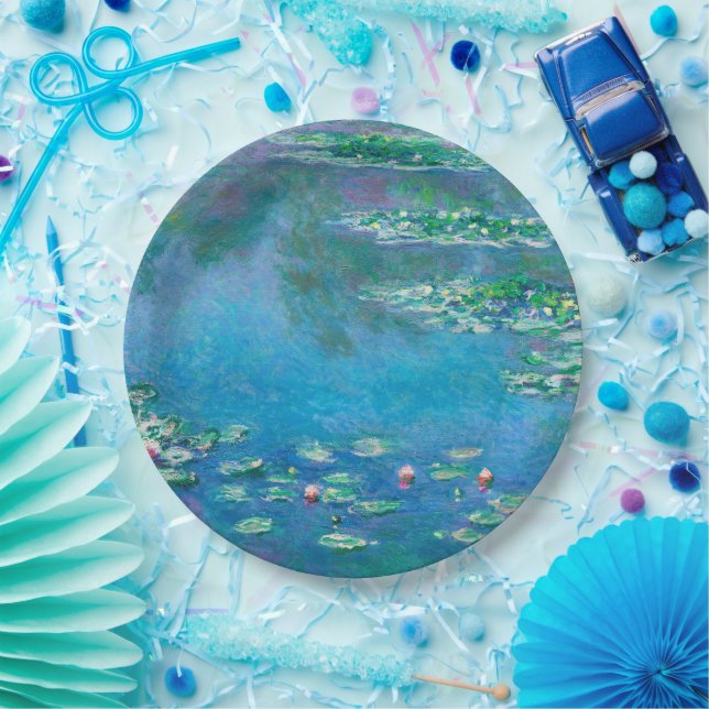 Water Lilies, Claude Monet  Paper Plates (Party)