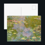 Water Lilies | Claude Monet | Postcard<br><div class="desc">Water Lilies is a 1919 painting Claude Monet.</div>