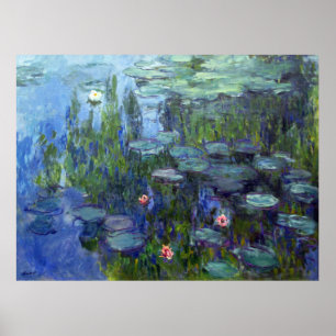 Water Lilies, Claude Monet Poster