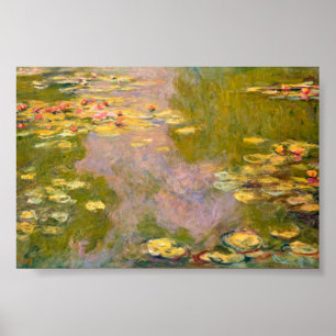 Water Lilies - Claude Monet Poster 