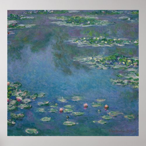 Water Lilies _ Claude Monet Poster