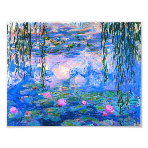 Water Lilies Claude Monet Restored Photo Print