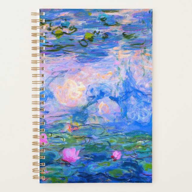Water Lilies Claude Monet Restored Planner (Front)