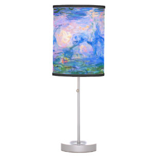 Water Lilies Claude Monet Restored Table Lamp