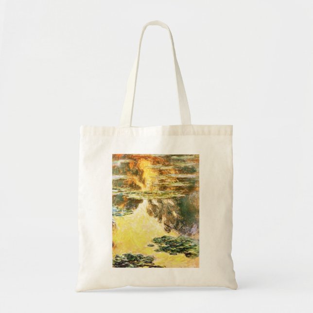 Water Lilies Claude Monet Tote Bag (Front)