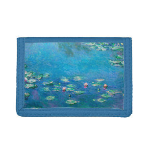 Water Lilies, Claude Monet Trifold Wallet
